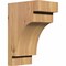 Ekena Millwork Mediterranean Smooth Corbel, Western Red Cedar, 5 1/2"W x 8"D x 12"H COR06X08X12MED00SWR - alternate 1